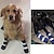 billiga Hundkläder-hundskor,hundstövlar vattentäta skor för stora hundar,hundstövlar varmfoder halkfri gummisula för snövinter,anti-halksula pettassskydd 4st (l, blå) hundstövlar