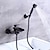 cheap Bathtub Faucets-Bathtub Faucet - Modern Contemporary Electroplated Wall Installation Ceramic Valve Bath Shower Mixer Taps