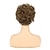 お買い得  古いかつら-女性のための短い巻き毛の波状のブロンドの茶色のかつらは自然に見える人工毛の交換wi