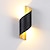 baratos luzes de parede ao ar livre-15 w luz de parede à prova de intempéries ao ar livre 10.9in tamanho grande moderno lâmpada de parede led ouro preto/ouro branco luz de parede de alumínio fundido para varanda jardim corredor varanda