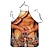 זול סינרים-סינר מטבח קוספליי עם קשירה ארוכה רצועת צוואר לשני המינים ברביקיו ציור ציור סינרי יצירה לשף