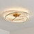 זול אורות תקרה ומאווררים-60 ס&quot;מ אור תקרה בסגנון נורדי לד קריסטל נחושת סלון מודרני 220-240v