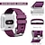 levne Pásky na hodinky Fitbit-4 balení Chytré hodinky Kompatibilní s Fitbit Versa 2 / Versa Lite / Versa SE / Versa Silikon Chytré hodinky Popruh Měkký povrch Elastický Nastavitelný Sportovní značka Výměna, nahrazení Náramek