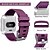 preiswerte Fitbit-Uhrenarmbänder-4 Packung Smartwatch-Band Kompatibel mit Fitbit Versa 2 / Versa Lite / Versa SE / Versa Silikon Smartwatch Gurt Weich Elasthan Verstellbar Sportarmband Ersatz Armband