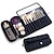 cheap Travel Bags-Portable Makeup Brush Organizer Makeup Brush Bag for Travel Can Hold 20 Brushes Cosmetic Bag Makeup Brush Roll Up Case Pouch Holder for Woman(Only Bag)