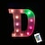 cheap Décor &amp; Night Lights-LED Letter Lights Sign 26 Letters Alphabet with Remote Light Up Letters Sign Colorful for Night Light Wedding/Birthday Party Battery Powered Christmas Lamp Home Bar