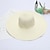 Χαμηλού Κόστους Καπέλα για Πάρτι-Καπέλο Ντέρμπι Καπέλα Άχυρο Ψάθινο καπέλο Καπέλο ηλίου Causal Αργίες Παραλία Πεπαλαιωμένο Στυλ Κομψό Με Πλισέ Καθαρό Χρώμα Ακουστικό Καπέλα