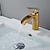 abordables Classiques-robinet de lavabo de salle de bain - robinets de bain à un trou et à une poignée