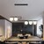 levne Návrh linky-100 cm cluster design line design závěsné světlo led kov galvanicky lakované povrchy černá nordic style 220-240v