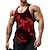 cheap Tank Tops-Men&#039;s Tank Top Vest Graphic Camo / Camouflage Crew Neck Blue Army Green Light gray Dark Gray Red Casual Daily Sleeveless Clothing Apparel Sports Fashion Lightweight Big and Tall / Summer / Summer