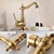 cheap Kitchen Faucets-Kitchen faucet - Single Handle One Hole Antique Brass Standard Spout Centerset Retro Vintage Kitchen Taps