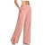 cheap Pants-Women&#039;s Culottes Wide Leg Chinos Pants Trousers Black Pink Wine Fashion Mid Waist Side Pockets Split Casual Weekend Full Length Micro-elastic Plain Comfort S M L XL XXL