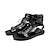 levne Pánské sandály-Pánské Sandály Ploché sandály Římské boty rybáři sandály Chůze Na běžné nošení Sportovní Kůže Šněrování Černá Bílá Léto