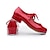 levne Boty na step-Dámské Boty na step Taneční obuv Výkon Trénink minimalistický styl Tlustá podpatku Černá Červená