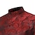 billige smokingskjorter til mænd-Herre Skjorte Sort Hvid Rød Langærmet Grafisk Høj krave Forår &amp; Vinter Gade Daglig Tøj Knap ned