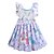 baratos Vestidos-Kids Girls&#039; Dress Geometric Solid Colored Sleeveless Party Casual Carnival Active Cute Beautiful Polyester 2-8 Years Pink Blue Purple