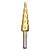 cheap Drill Bit Set-HSS Step Drill Bits 4mm-12mm Straight Flute Power Tools Triangle Shank Wholesale Price 5 Steps Metal Drilling Titanium