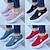 cheap Women&#039;s Sneakers-Women&#039;s Sneakers Slip-Ons Plus Size Platform Sneakers Sports Sandals Valentine&#039;s Day Daily Solid Color Summer Platform Round Toe Sporty Casual Walking Polyester Synthetics Magic Tape Black Pink Red