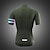 cheap Cycling Jerseys-WOSAWE Men&#039;s Short Sleeve Cycling Jersey Patchwork Bike Jersey Top Road Bike Cycling Black Dark Green Elastane Breathable Quick Dry Reflective Strips Sports Clothing Apparel / Athletic / Athleisure