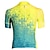 cheap Cycling Jerseys-CAWANFLY Men&#039;s Cycling Jersey Short Sleeve Bike Tee Tshirt Jersey Top with 3 Rear Pockets Road Bike Cycling UV Resistant Breathable Anatomic Design Yellow Sky Blue Red Gradient Polyester Sports