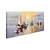 billiga Landskapsmålningar-oljemålning 100 % handgjord handmålad väggkonst på duk abstrakt hav segelbåt solnedgång landskap heminredning inredning rullad duk utan ram osträckt