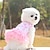 billige Hundetøj-chihuahua hundekjole, søde sommerhvalpekjoler til hunkøn, ekstra lyserødt tøj til små piger, hundetøj til yorkie tekop, blomstersolkjole, lille hundeskørt kattetøj xxs~s (xx-small)