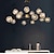 levne Lustry-115 cm lustr led krystal stropní světlo měď moderní jídelna obývací pokoj 220-240v