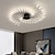 זול אורות תקרה-128 ס&quot;מ נורות תקרה בעיצוב אשכולות led 42 אורות מתכת בסגנון נורדי בגימורים מודרניים 220-240v