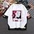 Недорогие Аниме Футболки-Хисока футболка мультфильм манга аниме поддельная двухсекционная футболка в уличном стиле харадзюку для мужчин и женщин унисекс взрослых горячее тиснение 100% полиэстер