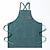 billige forklæde-kokkeforklæder til mænd kvinder med store lommer, bomuldslærred med kryds ryg kraftigt justerbart arbejdsforklæde