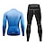 cheap Cycling Jersey &amp; Shorts / Pants Sets-WOSAWE Men&#039;s Long Sleeve Cycling Jersey with Tights Road Bike Cycling Purple Blue Bike Jersey Tights Elastane Polyester Breathable Quick Dry Back Pocket Sports Solid Color Clothing Apparel