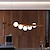 baratos Luzes pendentes-80 cm forma geométrica pingente luz led madeira estilo artístico estilo vintage contemporâneo 220-240v