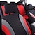 preiswerte Autositzbezüge-Starfire 9pcs Line Rider Universal-Autositzbezug 100% atmungsaktiv mit 5 mm Verbundschwamm innen 7 Farben optional