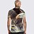 cheap Men&#039;s 3D-Men&#039;s Unisex T shirt Tee Graphic Prints Eagle 3D Print Crew Neck Street Daily Short Sleeve Print Tops Casual Designer Big and Tall Sports Gray / Summer