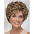 Χαμηλού Κόστους παλαιότερη περούκα-κοντές σγουρές κυματιστές ξανθές καστανές περούκες για γυναίκες με φυσική εμφάνιση, αντικατάσταση συνθετικών μαλλιών wi