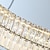 Недорогие Люстры-60-сантиметровый потолочный светильник с уникальным дизайном, светодиодная люстра из хрусталя и хрома, современная гостиная, столовая, спальня, 220-240 В