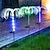 voordelige Pathway Lights &amp; Lanterns-2 stks solar kwallen lichten kleur veranderende solar tuinverlichting waterdichte outdoor bloemen lamp binnenplaats Pathway landschap decor