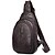 cheap Men&#039;s Bags-Men&#039;s Wallet Sling Shoulder Bag Crossbody Bag Sheepskin Daily Zipper Crocodile Black Coffee