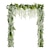 tanie Sztuczne rośliny-12 sztuk wisteria sztuczna girlanda z kwiatów, 200cm/79 &quot;sztuczna glicynia winorośli jedwabny wiszący kwiat do domu ogród ceremonia zewnętrzna łuk ślubny kwiatowy wystrój