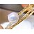cheap Bracelets-Women&#039;s White Pearl Cuff Bracelet Wrap Bracelet Bracelet Double Layered Circle Fashion Classic European French Sweet 14K Gold Plated Bracelet Jewelry Gold For Gift Daily Formal Birthday Festival