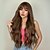 cheap Synthetic Wig-HAIRCUBE Synthetic Wig Body Wave With Bangs Wig 26 inch Dark Brown Synthetic Hair Women&#039;s Soft Natural Fashion Brown