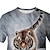 preiswerte 3D-T-Shirts für Jungen-Jungen 3D Tier Tiger T-Shirt Kurzarm 3D-Druck Sommer Frühling Aktiv Sport Modisch Polyester kinderkleidung 3-12 Jahre Outdoor Täglich Regular Fit