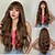 cheap Synthetic Wig-HAIRCUBE Synthetic Wig Body Wave With Bangs Wig 26 inch Dark Brown Synthetic Hair Women&#039;s Soft Natural Fashion Brown