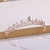 voordelige Tiara&#039;s en Kroon-kroon tiara&#039;s hoofdbanden helm strass legering herfst bruiloft feest / avond retro zoet met kristal / strass splithelm hoofddeksels