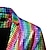Χαμηλού Κόστους Ιστορικές &amp; Vintage Στολές-Ντίσκο Δεκαετία &#039;80 Παντελόνια Σύνολα Κοστούμια &amp; Σακάκια Lapel Collar Blazer Ανδρικά Μασκάρεμα Επίδοση Πάρτι Απόκριες Επίστρωση