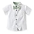 cheap Sets-Boys 3D Solid Color Shirt &amp; Shorts Clothing Set Short Sleeve Summer Spring Casual Gentle Cotton Kids 2-6 Years Outdoor Street Regular Fit