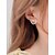 cheap Earrings-1 Pair Stud Earrings For Women&#039;s Wedding Halloween Gift Alloy Classic Sweet Heart