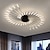 economico Lampade da soffitto-128 cm cluster design plafoniere led 42 luci stile nordico metallo finiture verniciate moderno 220-240v