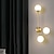 baratos Candeeiros de Parede de interior-Luz de parede interior estilo nórdico moderno arandelas de parede led sala de estar quarto cobre 220-240v