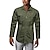 cheap Hiking Tops-Men&#039;s Hiking Shirt / Button Down Shirts Long Sleeve Square Neck Shirt Outdoor Multi-Pockets Breathable Quick Dry Lightweight Summer Cotton Solid Color White Black Army Green Hunting Fishing Climbing